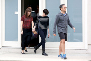 Anne Hathaway finishes up her Singing Rehearsals
