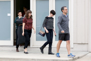 Anne Hathaway finishes up her Singing Rehearsals