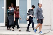Anne Hathaway finishes up her Singing Rehearsals