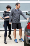 Anne Hathaway finishes up her Singing Rehearsals