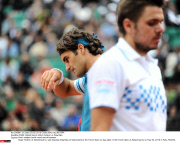 PARIS: Roland Garros Match Federer vs Wawrinka