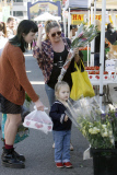 *EXCLUSIVE* Nicole Eggert stocks up on Fruits and Veggies at the Farmers Market