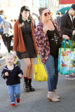 *EXCLUSIVE* Nicole Eggert stocks up on Fruits and Veggies at the Farmers Market