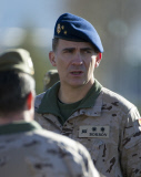 Prince Felipe Of Asturias With The Parachutes Army
