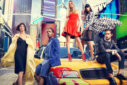Cara Delevingne and Jourdan Dunn for DKNY.