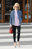January Jones goes retro with an 80's look