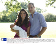 Prince William, Catherine Duchess of Cambridge and Prince George at Bucklebury, Berkshire, Britain - Aug 2013