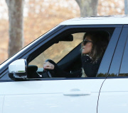 EXCL Khloe Kardashian points at a deer 