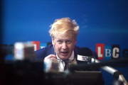 Mayor of London Boris Johnson makes an appearance on LBC Radio