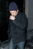 Ethan Hawke stops by Mimi O'Donnell's home after Philip Seymour Hoffman's tragic death