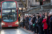 Tube underground workers strike in London