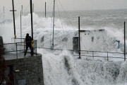 Meer Sturm auf britische Südküste