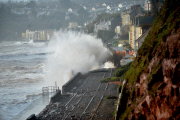 Meer Sturm auf britische Südküste