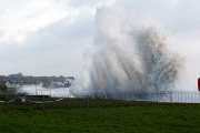 Meer Sturm auf britische Südküste