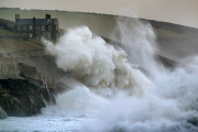 Meer Sturm auf britische Südküste