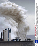 Storm Hits Welsh Coastline, Porthcawl, Bridgend, Wales - 05 Feb 2014