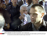 JERUSALEM : Ariel Sharon at the wailing   wall at temple mount : Ariel Sharon,leader