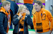 Sotschi 2014 - Niederländische Royals beim Eisschnelllaufen