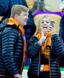 Sotschi 2014 - Niederländische Royals beim Eisschnelllaufen