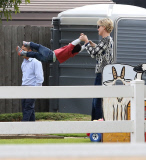 EXCLUSIVE - Charlize Theron and Sean Penn visit the petting zoo