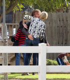 EXCLUSIVE - Sean Penn can't resist getting a a mouthful of Charlize at the petting zoo  Pt 2