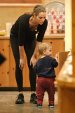 Elizabeth Berkley and Sky Cole are 'Color Me Mine' pals