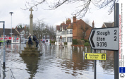 Flooding in Berkshire, Britain - 10 Feb 2014