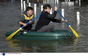 Flooding in Datchet, Britain - 10 Feb 2014