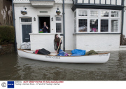 Flooding in Datchet, Britain - 10 Feb 2014