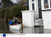 Flooding in Datchet, Britain - 10 Feb 2014