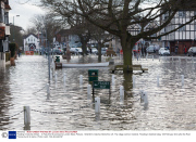 Flooding in Datchet, Britain - 10 Feb 2014