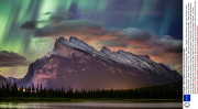 Paul Zizka captures Auroras over Banff National Park, Alberta, Canada - 2014