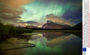Paul Zizka captures Auroras over Banff National Park, Alberta, Canada - 2014
