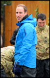 Prince William and Harry put snadbags out in the floods
