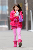 *EXCLUSIVE* Katie Holmes and Suri resurface in NYC for a play date with a Mystery Man and his Daughter