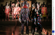Bas Koster show, Autumn Winter 2014, London Fashion Week, Britain - 15 Feb 2014