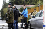 Prince Harry and Prince William help out with the flood relief efforts in Datchet, Berkshire, Britain - 14 Feb 2014