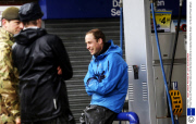 Prince Harry and Prince William help out with the flood relief efforts in Datchet, Berkshire, Britain - 14 Feb 2014