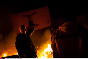 Night of clashes in Kiev