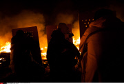 Night of clashes in Kiev