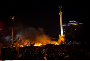 Night of clashes in Kiev