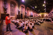 Hogwarts Assembly for Pupils from Queens School at the Warner Brothers Harry Potter Studio Tour, Watford, Britain - 06 Sep 2013
