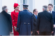 German President receives Belgian Kings in Berlin.