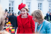 German President receives Belgian Kings in Berlin.