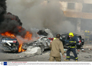 Fatal suicide bombings in Bir Hasan, Beirut, Lebanon - 19 Feb 2014