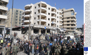 Fatal suicide bombings in Bir Hasan, Beirut, Lebanon - 19 Feb 2014