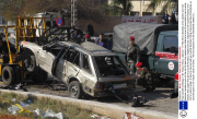 Fatal suicide bombings in Bir Hasan, Beirut, Lebanon - 19 Feb 2014