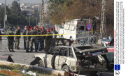 Fatal suicide bombings in Bir Hasan, Beirut, Lebanon - 19 Feb 2014
