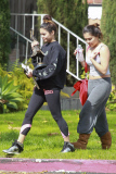 Vanessa Hudgens picks up a few items from her parents house