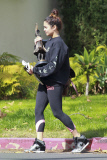 Vanessa Hudgens picks up a few items from her parents house